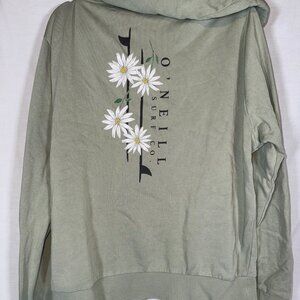 🌼O’Neill Graffic Green Flower Hoodie XL🌼 FREE SHIPPING